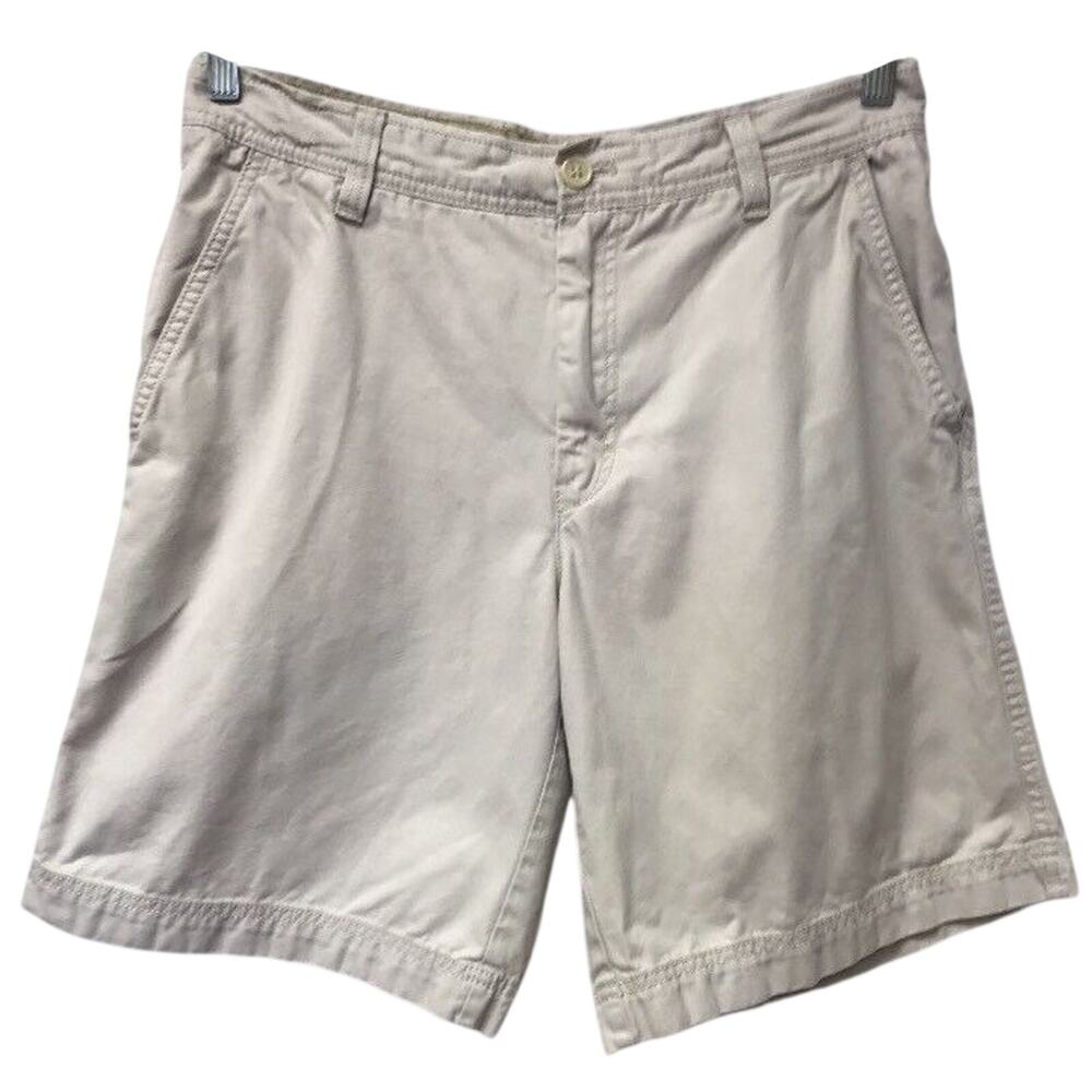 Izod Saltwater Shorts Mens 32 Beige